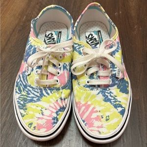 Tie dye Vans- women’s size 8